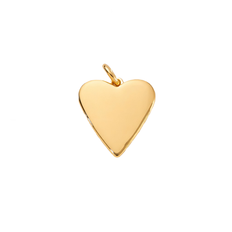 Golden Heart Charm
