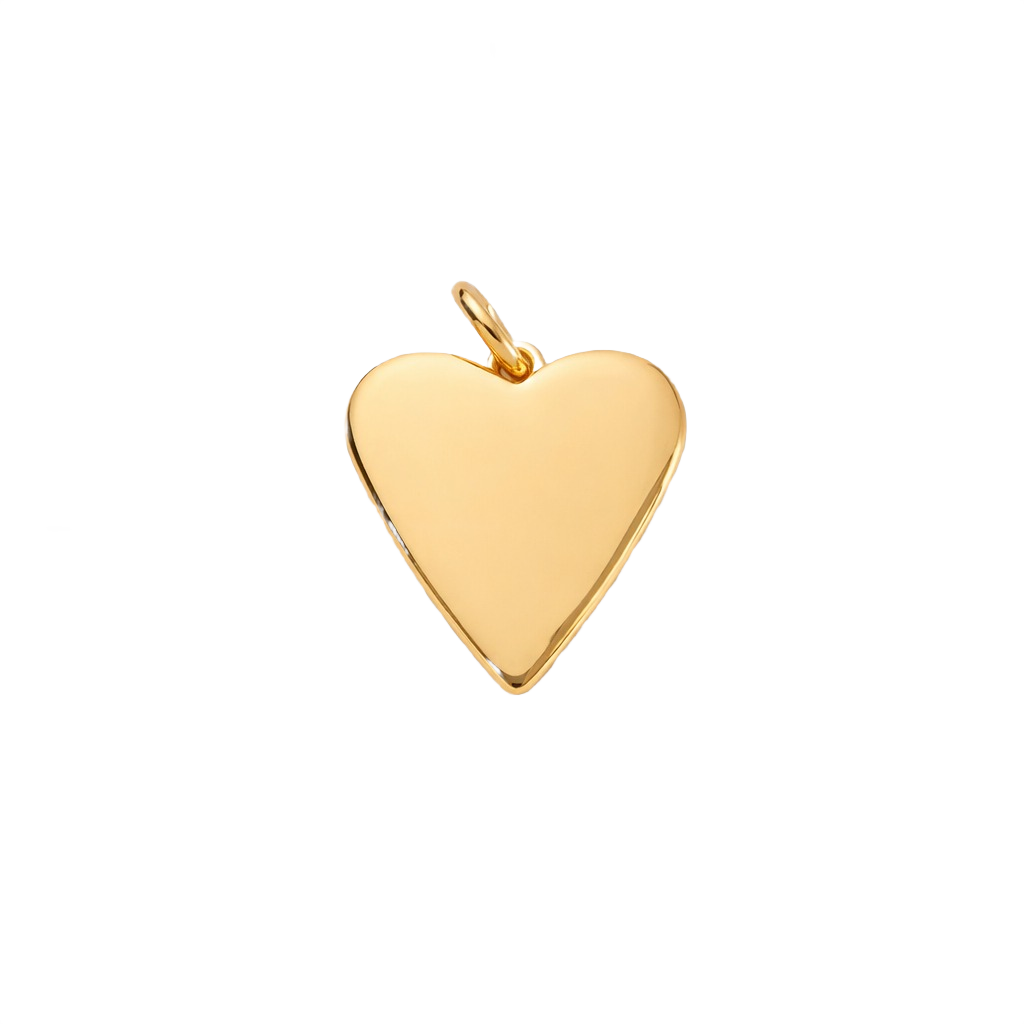 Golden Heart Charm