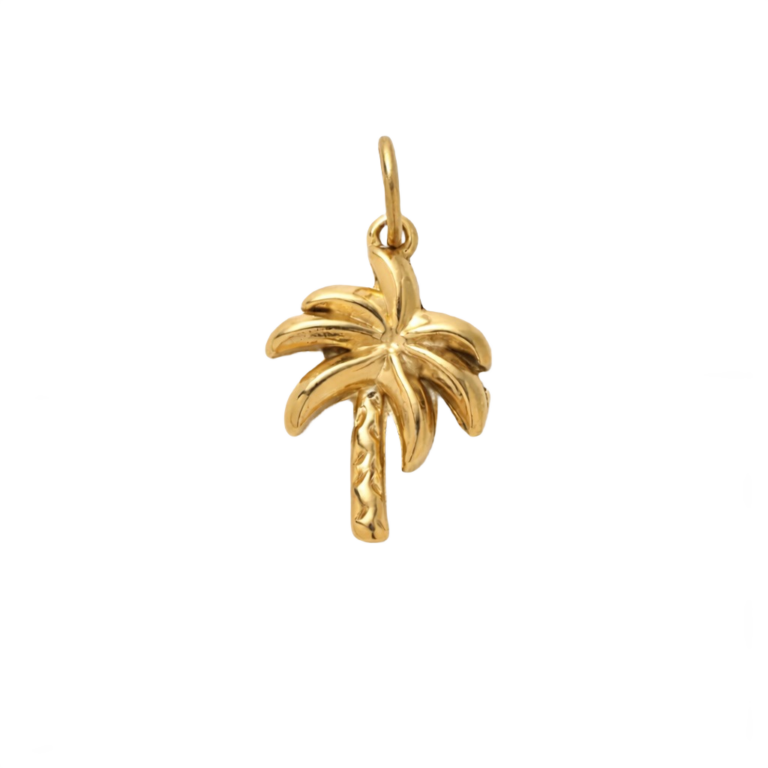 Golden Palm Charm