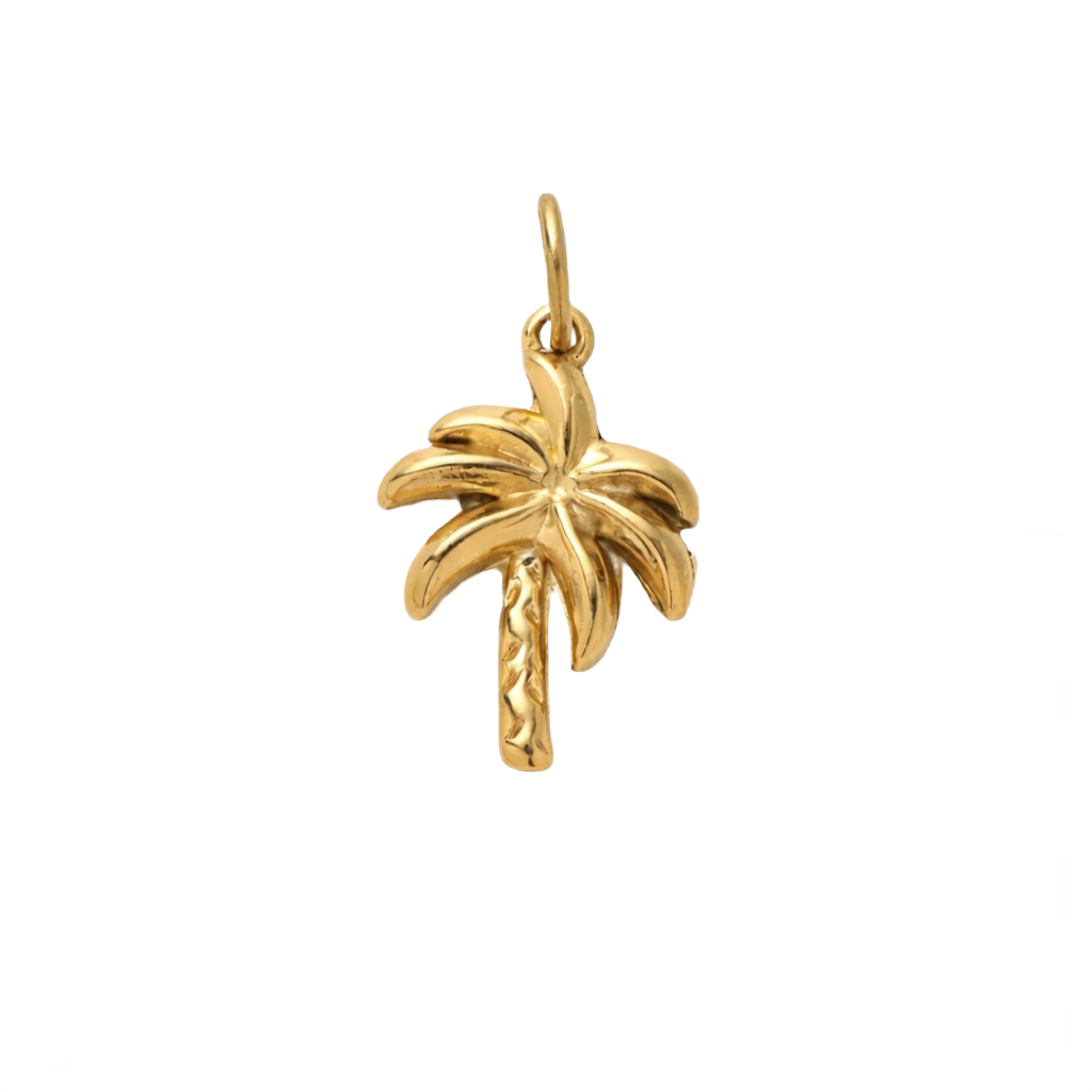 Golden Palm Charm