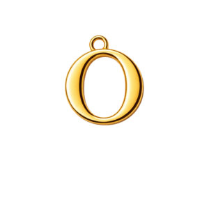 Letter O Charm