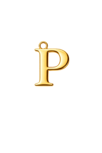 Letter P Charm