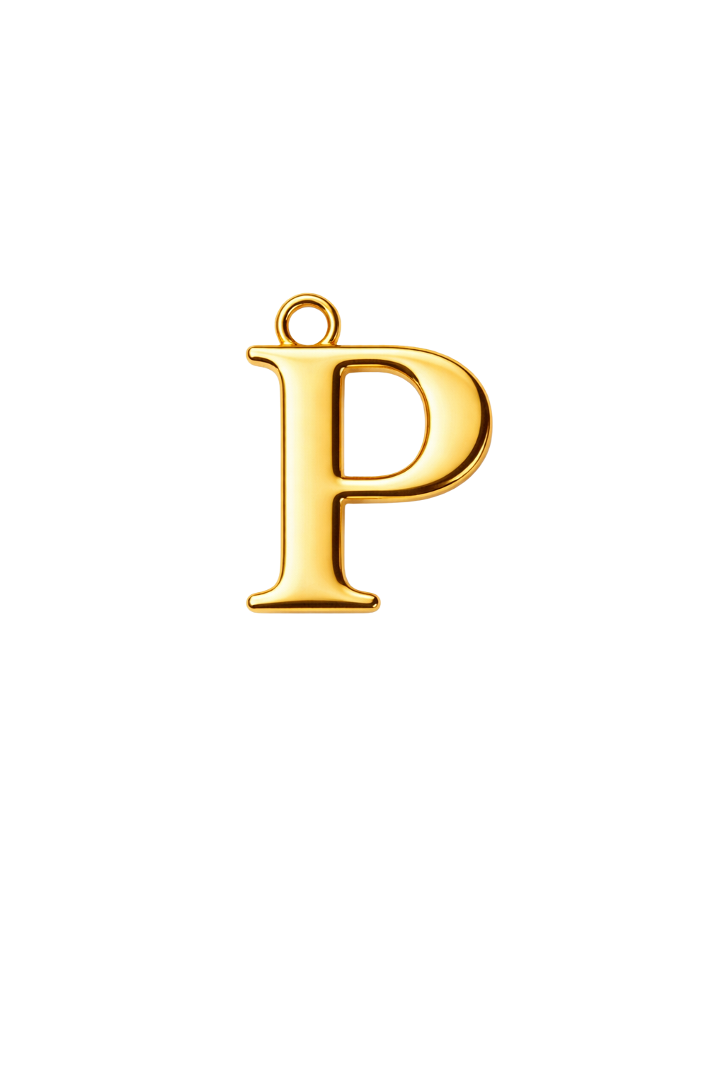 Letter P Charm