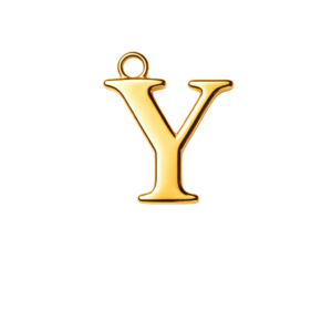Letter Y Charm
