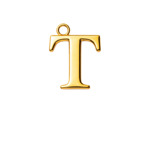 Letter T Charm