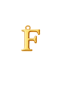 Letter F Charm