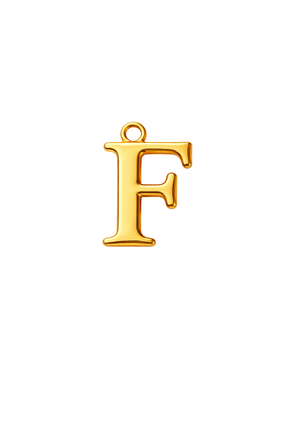 Letter F Charm