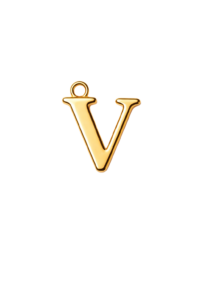 Letter V Charm