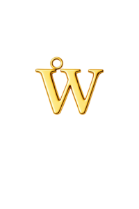 Letter W Charm
