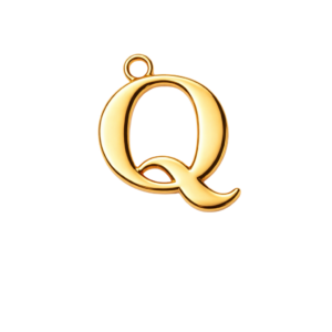 Letter Q Charm